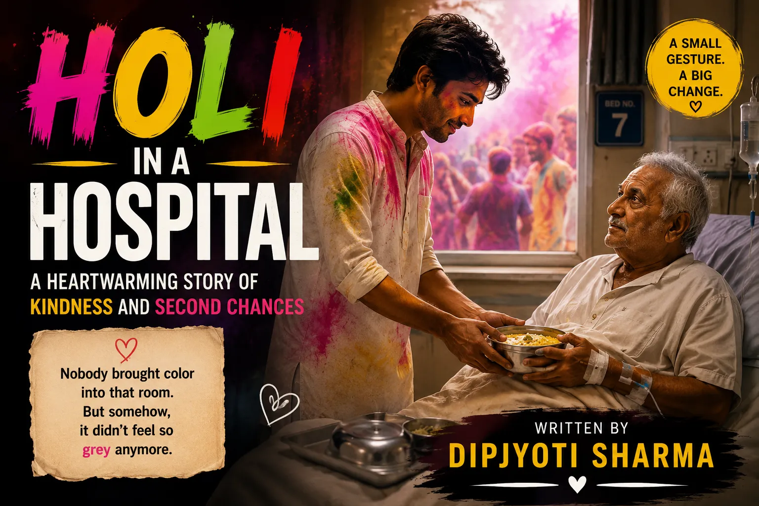 Holi in a Hospital – A Heartwarming Story of Kindness and Second Chances