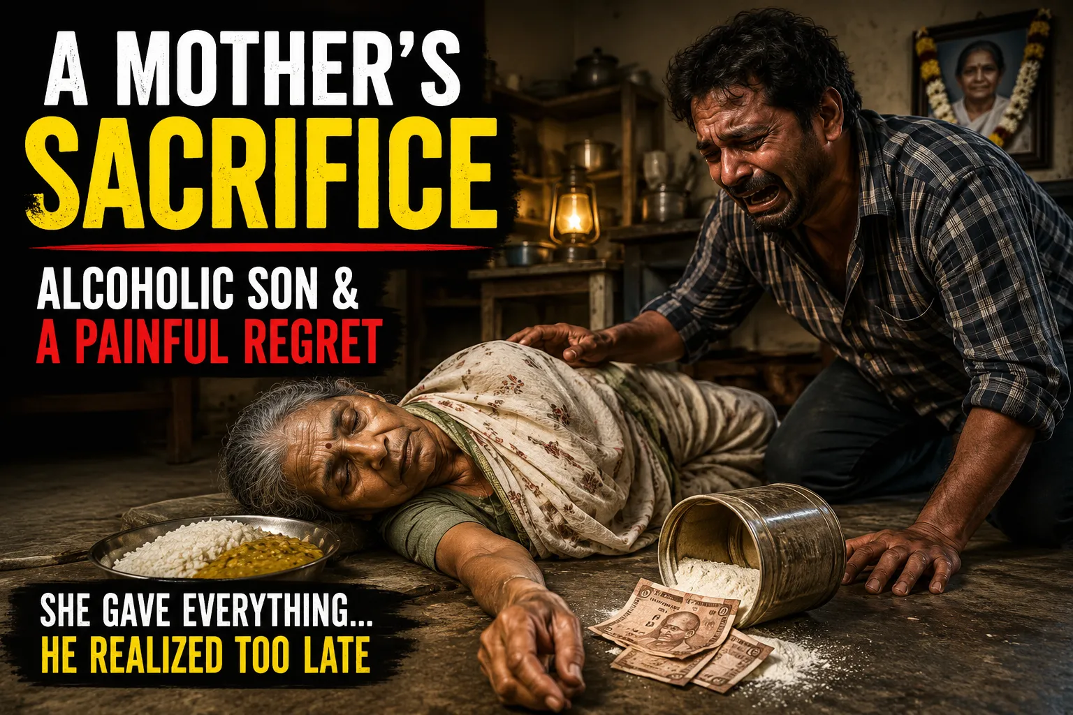 A Mother’s Sacrifice: An Alcoholic Son and a Painful Regret